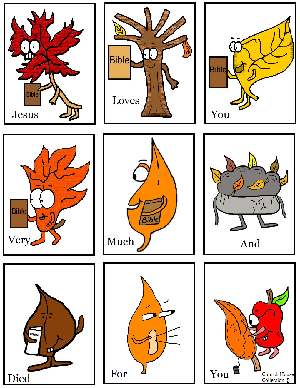 Fall Mini Booklet For Kids In Sunday School